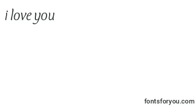 CtmercuriusstdLightitalic font – I Love You Fonts